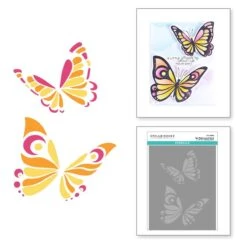 Deluxe Caboodle Bonus - Take Flight Layered Stencil- Coordinating January 2025 Club Kits Of The Month