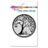 Stampendous Tree Circle Cling Rubber Stamp Set