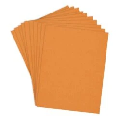 Carrot ColorWheel Cardstock 8.5" X 11" - 10 Sheets -Woodland Scenics Shop CS 8 112 Carrot