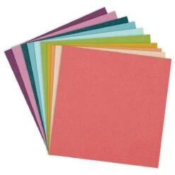 Rainbow Hues Assortment ColorWheel Cardstock 12" X 12" - 20 Sheets