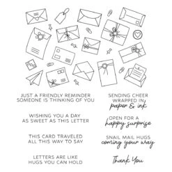 Send & Seal -Clear Stamp Of The Month -Woodland Scenics Shop CSOM APR25 Product 1200x1200 Color