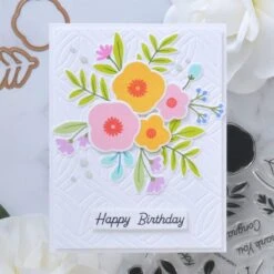 Perfect Floral Bloom - Clear Stamp Of The Month -Woodland Scenics Shop CSOM AUG22 Product 1200x1200 Project 6 05211315 168e 4333 8bc5 deaeee048e9e