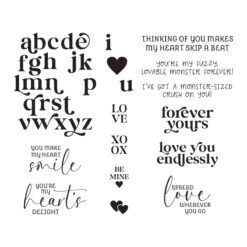 Forever Yours - Clear Stamp Of The Month -Woodland Scenics Shop CSOM DEC24 Product 1200x1200 Color 4943ec92 ae84 4363 a189 45e847059847