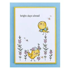 Spring Smiles -Clear Stamp Of The Month -Woodland Scenics Shop CSOM FEB25 Product 1200x1200 Project 1