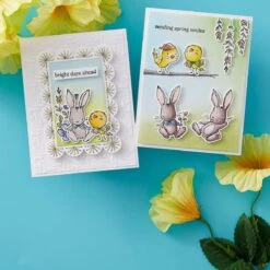 Spring Smiles -Clear Stamp Of The Month -Woodland Scenics Shop CSOM FEB25 Product 1200x1200 Project Homepage