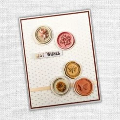 Paper Rose - Pastel Wax Seals Embossed Die Cuts