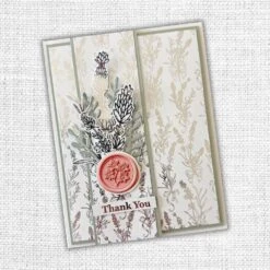 Paper Rose - Pastel Wax Seals Embossed Die Cuts -Woodland Scenics Shop CardSample3PR32283