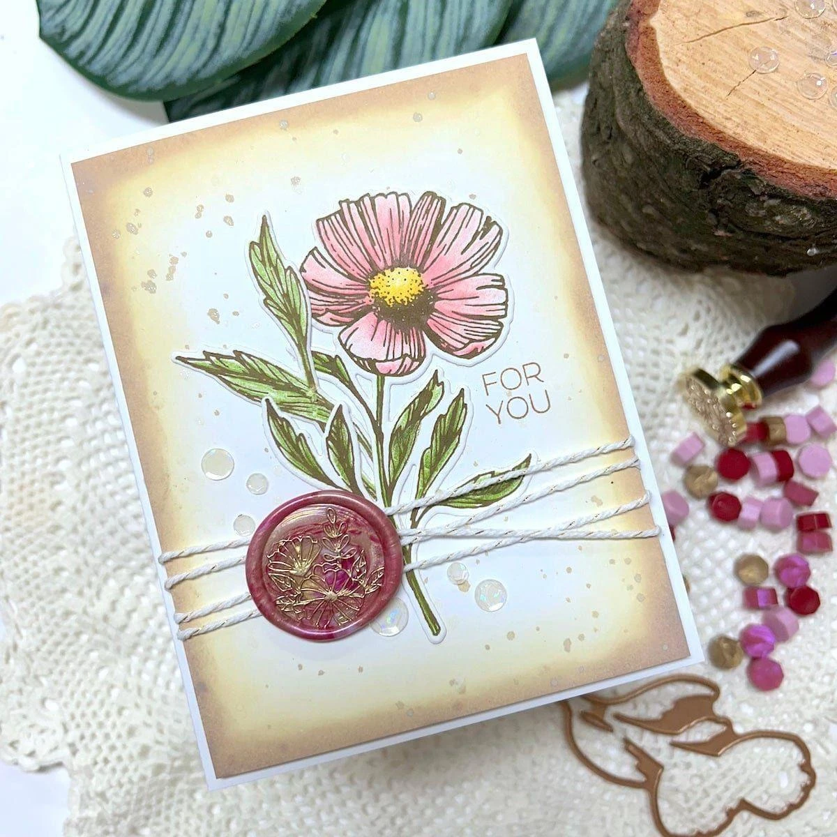 Must-Have Wax Bead Mix Pink From The Sealed By Spellbinders Collection 5 Must-Have Wax Bead Mix Pink From The Sealed By Spellbinders Collection - Image 5