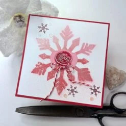 Vivant - Red And White Cotton Twine - 54 Yards -Woodland Scenics Shop CarrieRhoades PopUpSnowflake 1