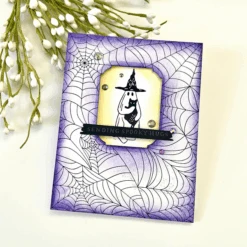 Spider Web Background Press Plate From The Betterpress Halloween Collection 14 Spider Web Background Press Plate From The Betterpress Halloween Collection -Woodland Scenics Shop Cassie Trask 2023 BetterPressFallHalloween