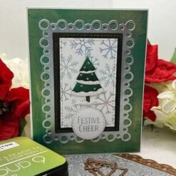 Festive Circle Sentiments Press Plates & Die Set From The Essential Holiday Collection By Lisa Horton 16 Festive Circle Sentiments Press Plates & Die Set From The Essential Holiday Collection By Lisa Horton -Woodland Scenics Shop CherylPenner2024EssentialHolidayCollectionNestedTreeFrameGreen
