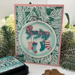 Faux Embroidered Stockings Etched Dies From The Nichol's Needlework Collection By Nichol Spohr 9 Faux Embroidered Stockings Etched Dies From The Nichol's Needlework Collection By Nichol Spohr -Woodland Scenics Shop CherylPenner2024NicholsNeedleworkStockings