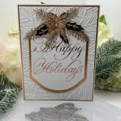 Rose Gold Assortment Treasured Cardstock8 1/2" X 11 -15 Pack -Woodland Scenics Shop CherylPenner2024TreasuredCardstock CopperplateHolidaySentimentsHappyHolidays