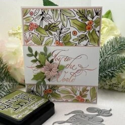 Woodland Scenics Shop -Woodland Scenics Shop CherylPenner2024TreasuredCardstock CopperplateHolidaySentimentsJoytotheWorld