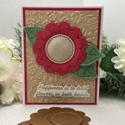 Felt Sunflower Bloom Etched Dies From The Summer Felt Stitch & Create Collection By Nichol Spohr -Woodland Scenics Shop Cheryl Penner 2025 Summer Felt Flower