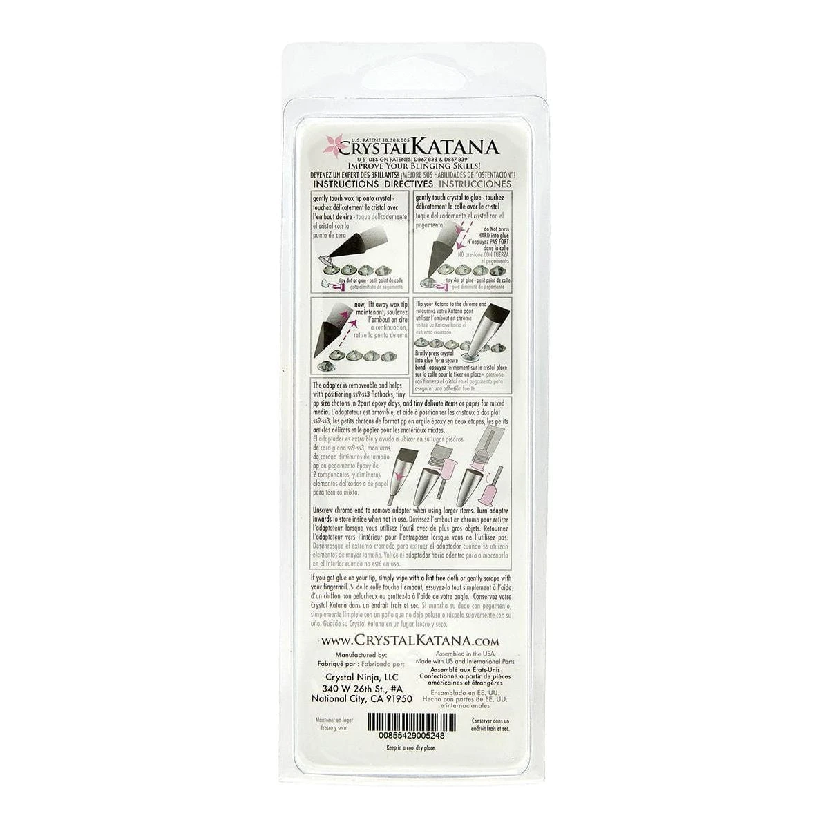 Crystal Ninja - Crystal Katana Black Edition Mixed Media Pick Up Tool 4 Crystal Ninja - Crystal Katana Black Edition Mixed Media Pick Up Tool - Image 4