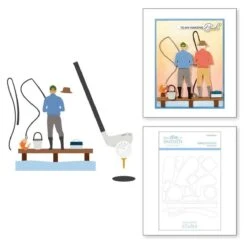 Fairways & Fish Tales -Small Die Of The Month