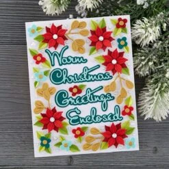 Outlined Christmas Sentiments - Small Die Of The Month -Woodland Scenics Shop DOM OCT22 Product 1200x1200 Project 3