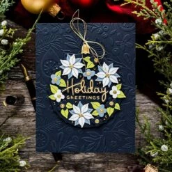 Outlined Christmas Sentiments - Small Die Of The Month -Woodland Scenics Shop DOM OCT22 Product 1200x1200 Project 6