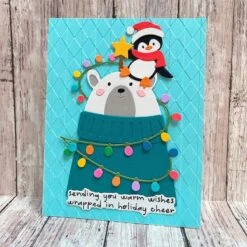 Festive Friends - Small Die Of The Month -Woodland Scenics Shop DOM OCT24 Product 1200x1200 Project 8