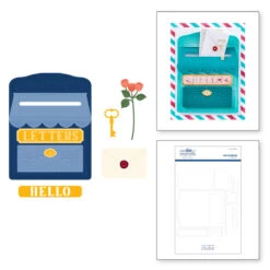 Lock & Key Mailbox -Large Die Of The Month