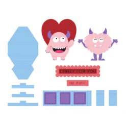 Monster Love Pop - Large Die Of The Month -Woodland Scenics Shop DOML DEC24 Product 1200x1200 Color caca1e67 1a71 41d9 ab6d 913168749d51