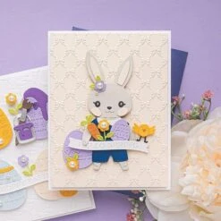 Dancin' Hoppy Bunnies Everywhere -Large Die Of The Month -Woodland Scenics Shop DOML FEB25 Product 1200x1200 Project 2