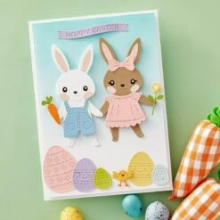 Dancin' Hoppy Bunnies Everywhere -Large Die Of The Month -Woodland Scenics Shop DOML FEB25 Product 1200x1200 Project 2 c15a815c fd22 4acc 8ffb 4f0a03f780be