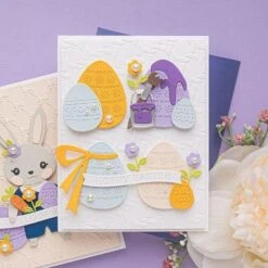 Dancin' Hoppy Bunnies Everywhere -Large Die Of The Month -Woodland Scenics Shop DOML FEB25 Product 1200x1200 Project 4