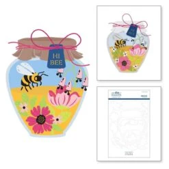 Honey Bee Jar - Large Die Of The Month