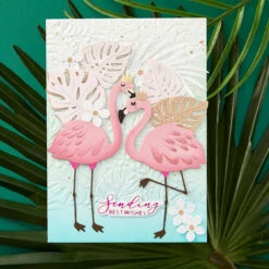 Grand Tropical Flamingos - Large Die Of The Month -Woodland Scenics Shop DOML MAY24 Product 1200x1200 Project 4