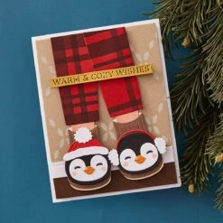 Cozy Toes Slippers - Large Die Of The Month 20 Cozy Toes Slippers - Large Die Of The Month -Woodland Scenics Shop DOML OCT24 Product 1200x1200 Project 5