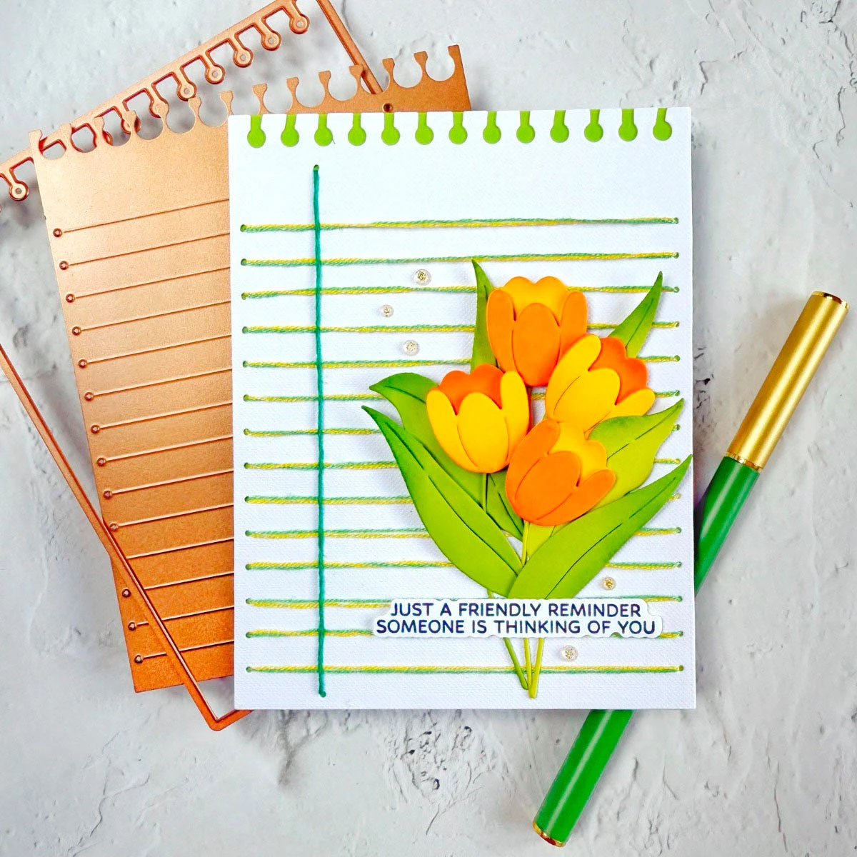 Stitched Taking Notes -Stitching Die Of The Month 12 Stitched Taking Notes -Stitching Die Of The Month - Image 12