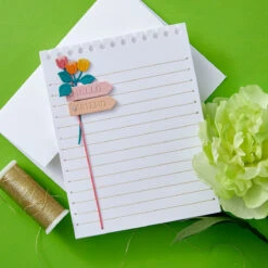 Stitched Taking Notes -Stitching Die Of The Month 25 Stitched Taking Notes -Stitching Die Of The Month -Woodland Scenics Shop DOMST APR25 Product 1200x1200 Project 4