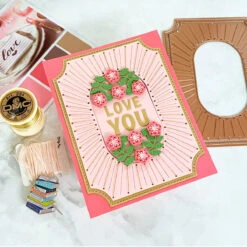 Stitched Notch Corner Card - Stitching Die Of The Month -Woodland Scenics Shop DOMST DEC24 Product 1200x1200 Project 3 62876444 349f 4574 a39e f595afaf4636