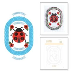 Stitched Ladybug - Stitching Die Of The Month
