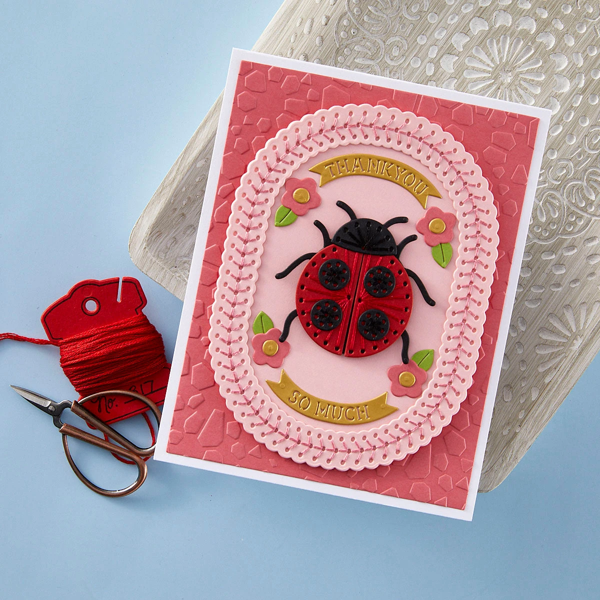 Stitched Ladybug - Stitching Die Of The Month 2 Stitched Ladybug - Stitching Die Of The Month - Image 2