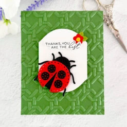 Stitched Ladybug - Stitching Die Of The Month 10 Stitched Ladybug - Stitching Die Of The Month -Woodland Scenics Shop DOMST JAN25 Product 1200x1200 Project 5 94077bac bb8d 4938 8aa7 00c0ed6a8b4e
