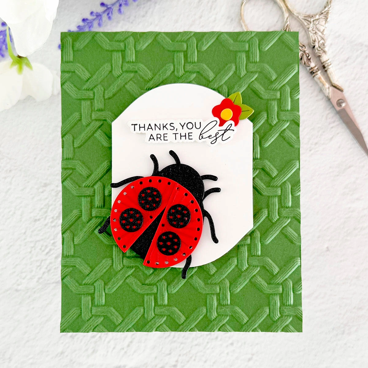 Stitched Ladybug - Stitching Die Of The Month 5 Stitched Ladybug - Stitching Die Of The Month - Image 5