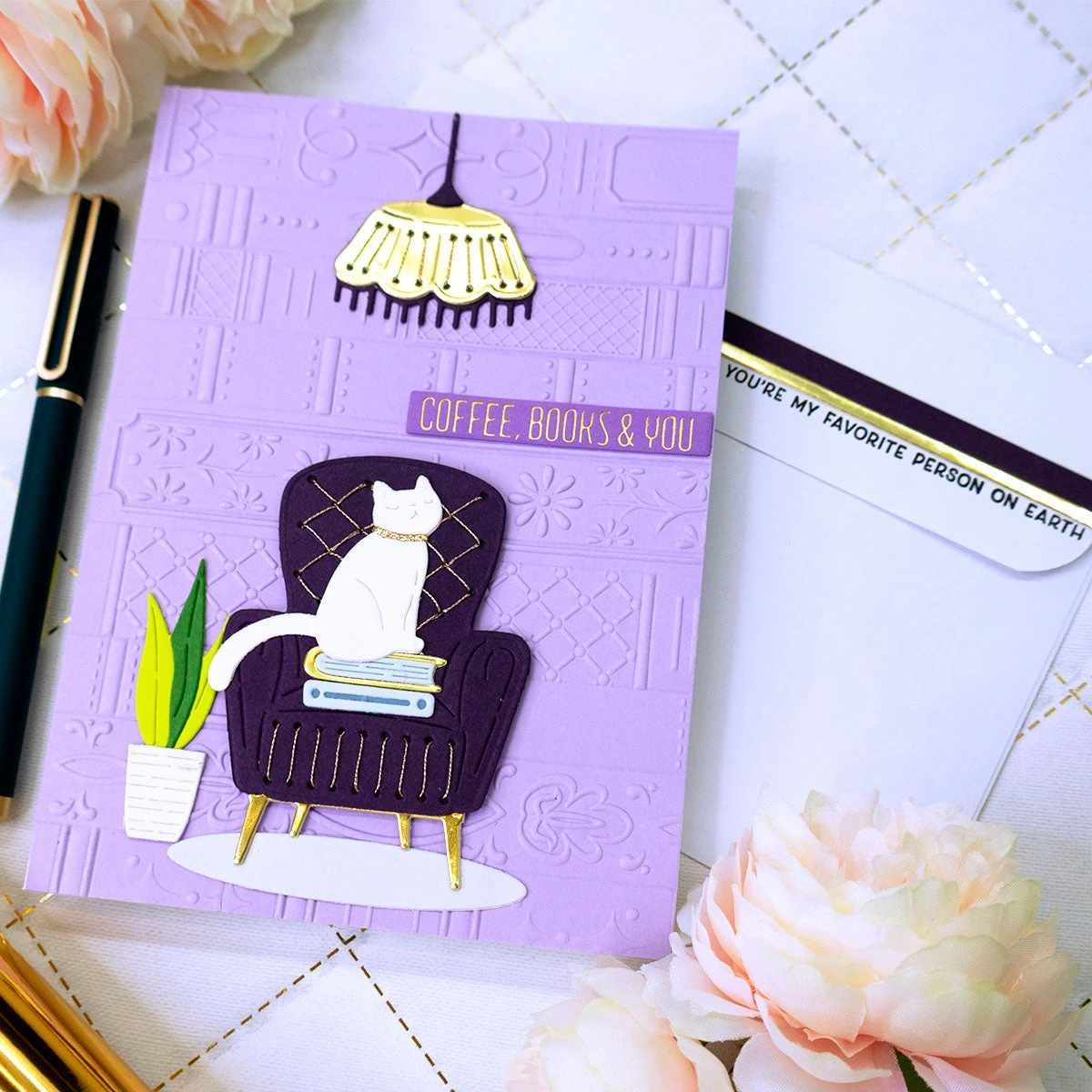 Stitched Study Nook -Stitching Die Of The Month 8 Stitched Study Nook -Stitching Die Of The Month - Image 8