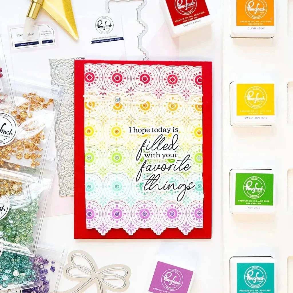 PinkFresh Studio Medallion Border Press Plate 3 PinkFresh Studio Medallion Border Press Plate - Image 3