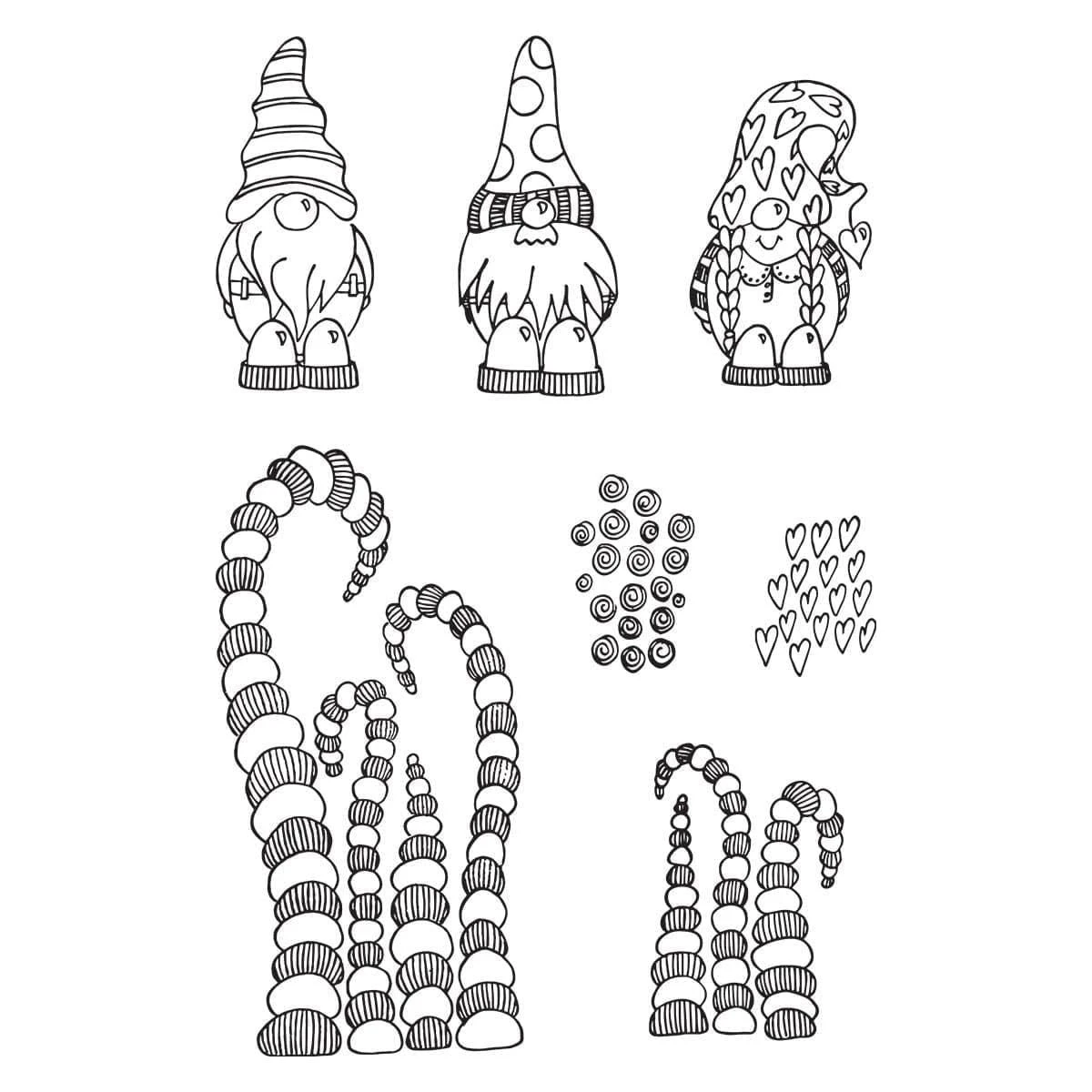 Royal Acme No Place Like Gnome Cling Stamps By Dyan Reaveley 5 Royal Acme No Place Like Gnome Cling Stamps By Dyan Reaveley - Image 5