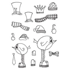 Royal Acme Robin Couture Cling Stamps By Dyan Reaveley 11 Royal Acme Robin Couture Cling Stamps By Dyan Reaveley -Woodland Scenics Shop DYR 10009 Dyan Reaveley Coordinating Dies Robin Couture Color