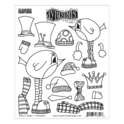 Royal Acme Robin Couture Cling Stamps By Dyan Reaveley 10 Royal Acme Robin Couture Cling Stamps By Dyan Reaveley -Woodland Scenics Shop DYR 10009 Dyan Reaveley Coordinating Dies Robin Couture Pac