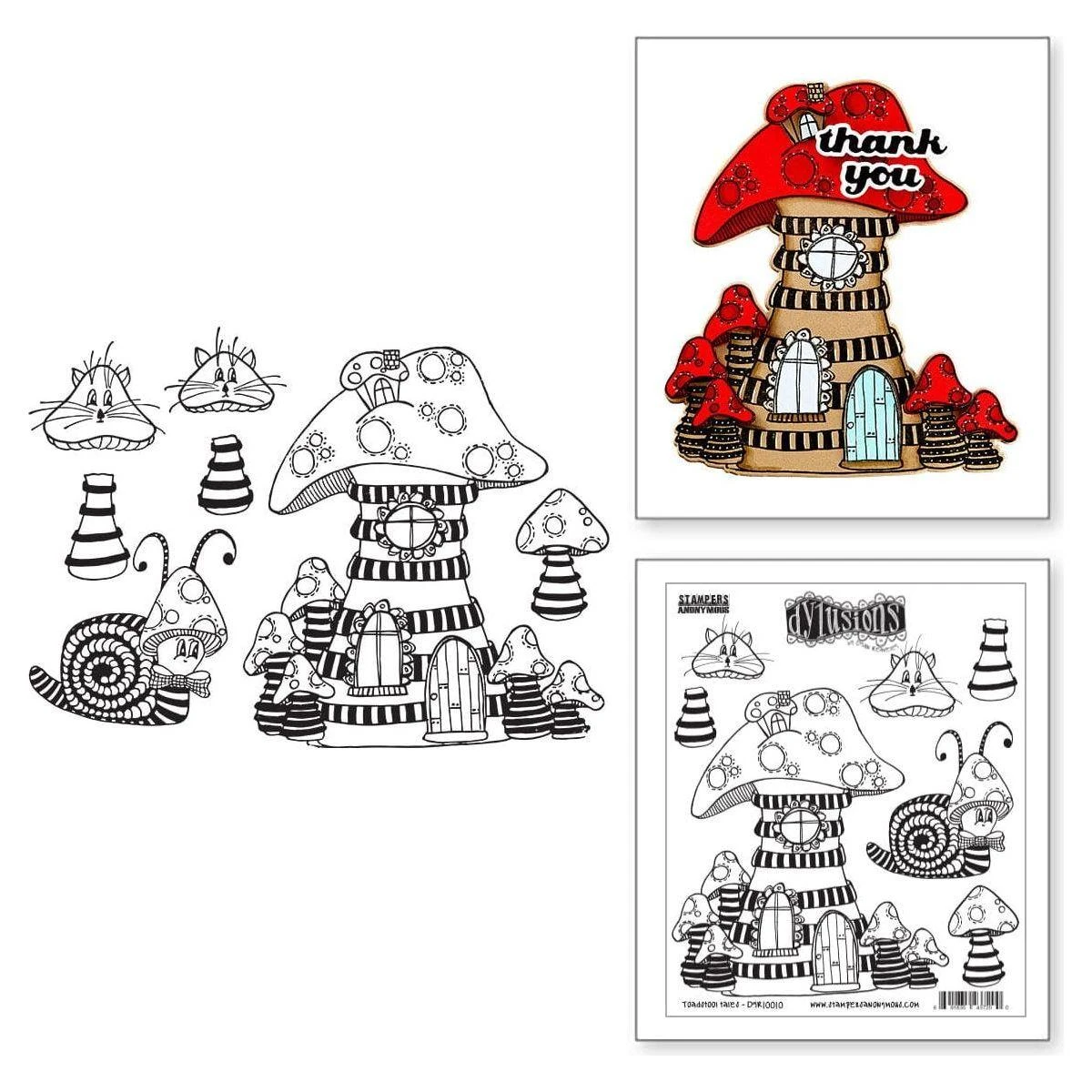 Toadstool Tales Stamp And Die Bundle By Dyan Reaveley 6 Toadstool Tales Stamp And Die Bundle By Dyan Reaveley - Image 6