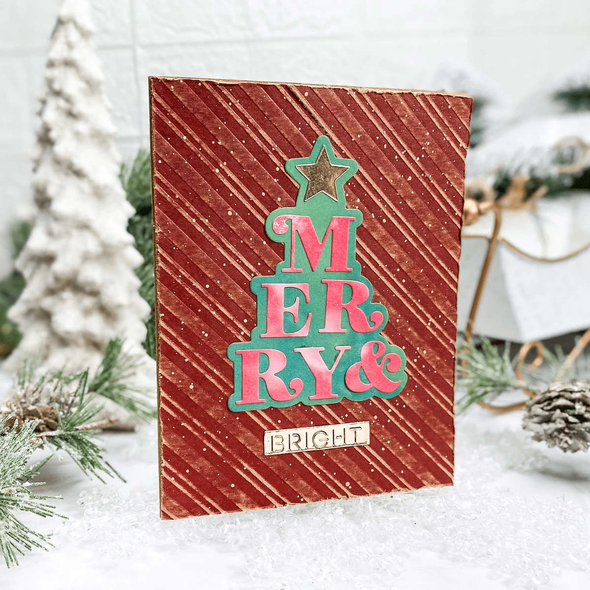 Peppermint Stripes Embossing Folder From The Merry & Bright Collection 3 Peppermint Stripes Embossing Folder From The Merry & Bright Collection - Image 3