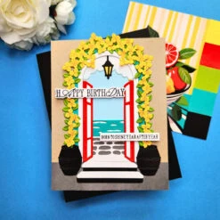 Beyond The Door Etched Dies From The La Dolce Vita Collection -Woodland Scenics Shop Deborah Hellman June25 LaDolceVita CD001