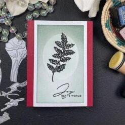 December Holly Berry Press Plates From The Florals Through The Year Collection