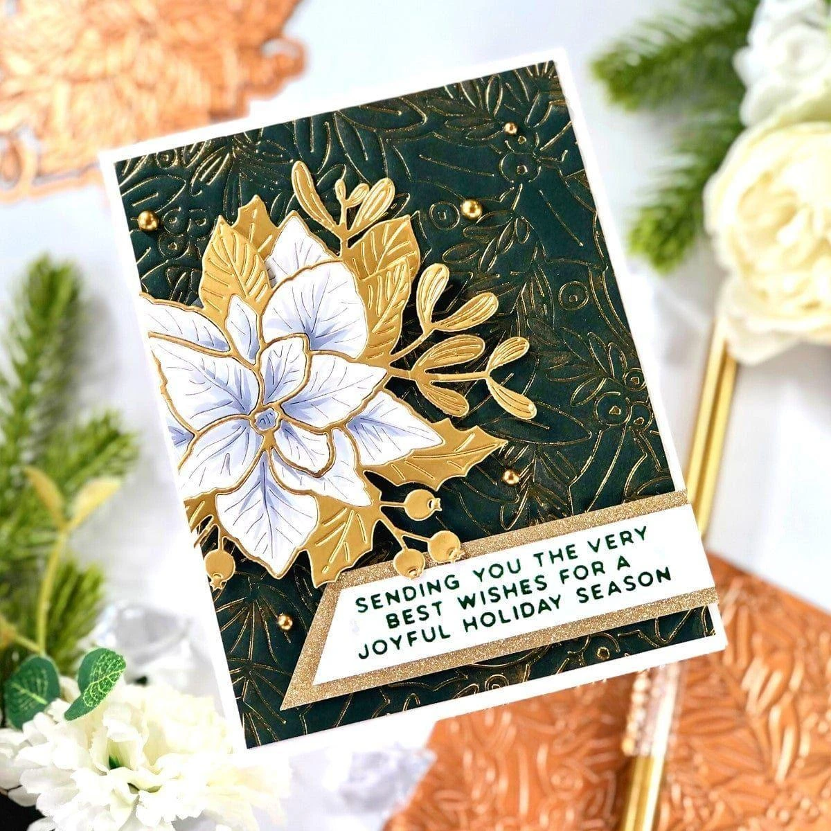 A Merry Little Christmas Sentiments Glimmer Hot Foil Plate & Die Set From The De-Light-Ful Christmas Collection By Yana Smakula 8 A Merry Little Christmas Sentiments Glimmer Hot Foil Plate & Die Set From The De-Light-Ful Christmas Collection By Yana Smakula - Image 8