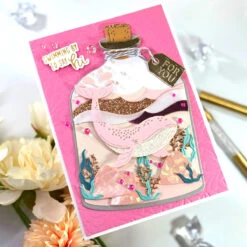 Whale In A Bottle - Large Die Of The Month -Woodland Scenics Shop Deepa Robbins June23 DOML